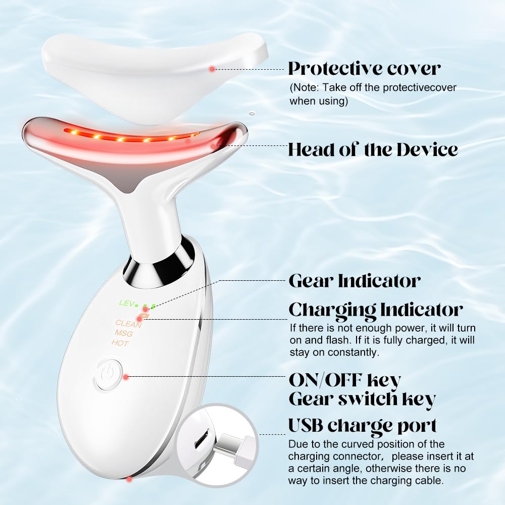 LED Face & Neck Therapy Massager
