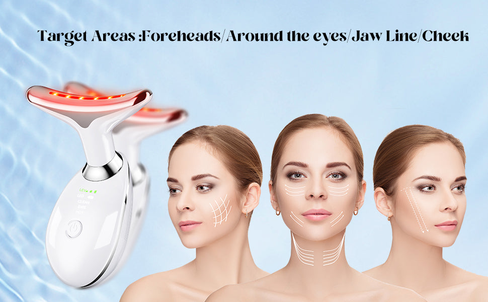LED Face & Neck Therapy Massager