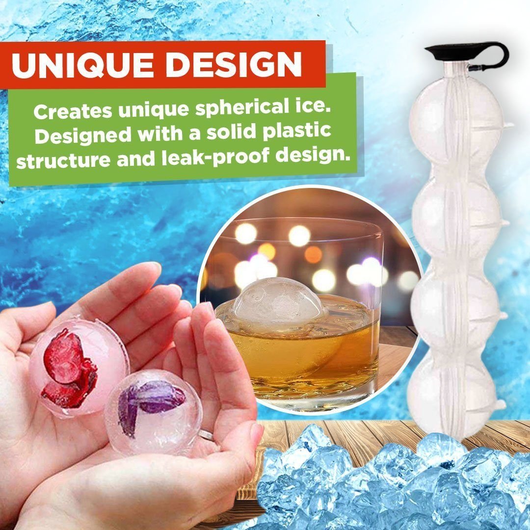 4-Hole Ice Ball Maker ( Pack of 2 )