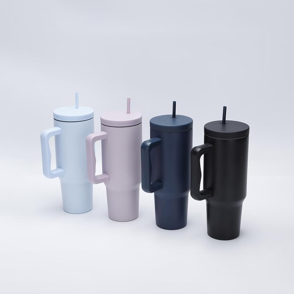 1200ML Stainless Steel Insulated Tumbler with Lid and Straw