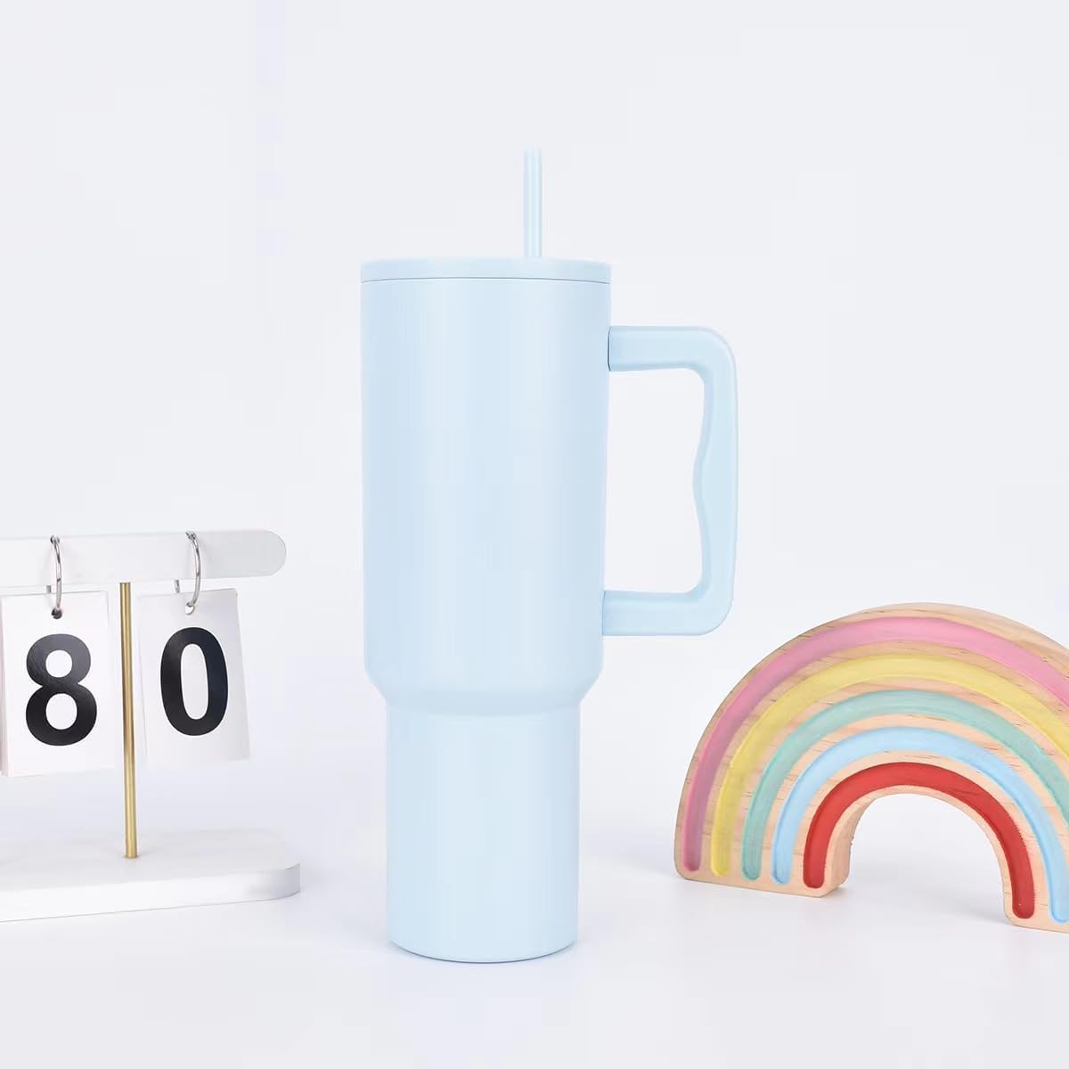 1200ML Stainless Steel Insulated Tumbler with Lid and Straw