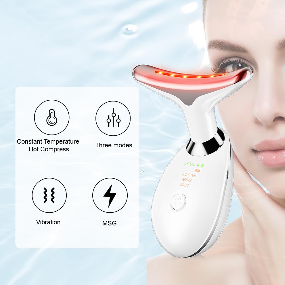LED Face & Neck Therapy Massager