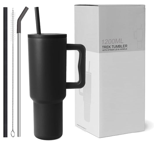 1200ML Stainless Steel Insulated Tumbler with Lid and Straw