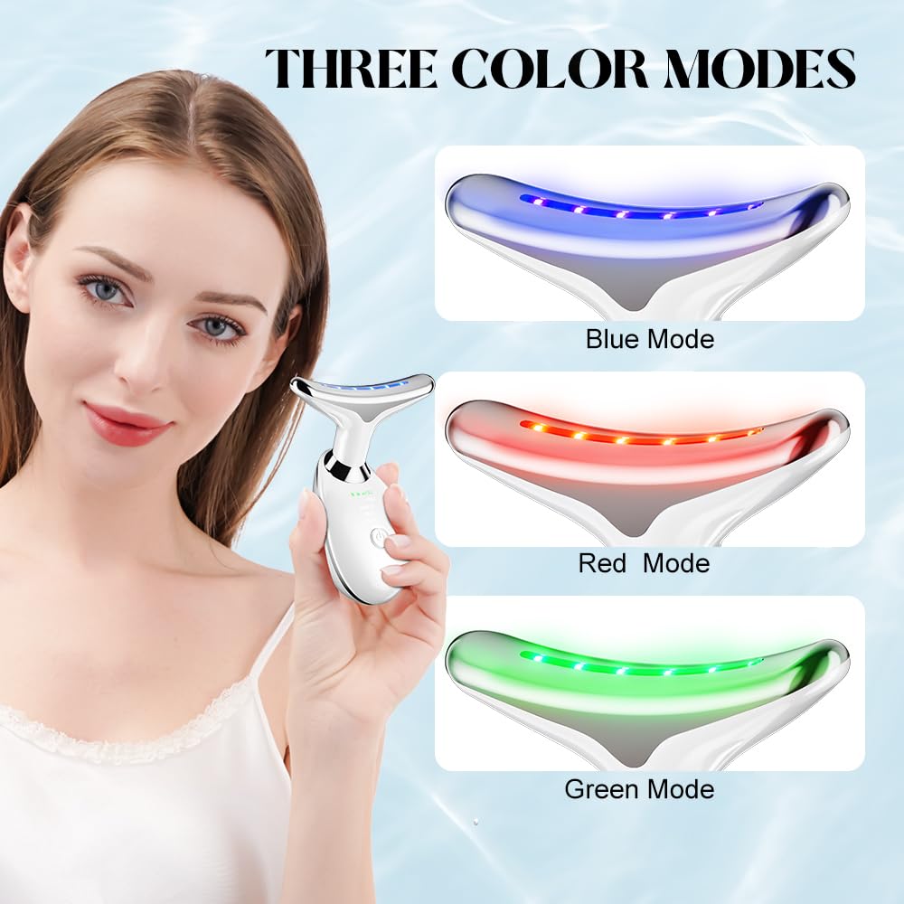 LED Face & Neck Therapy Massager