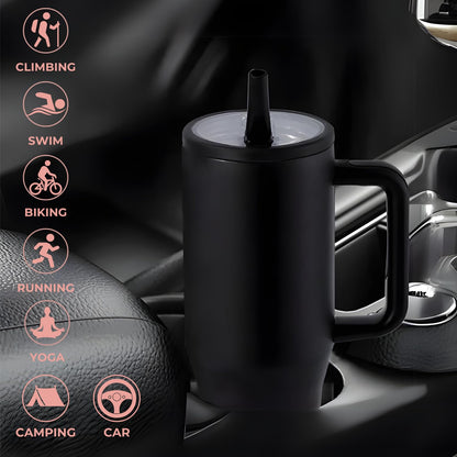 1200ML Stainless Steel Insulated Tumbler with Lid and Straw