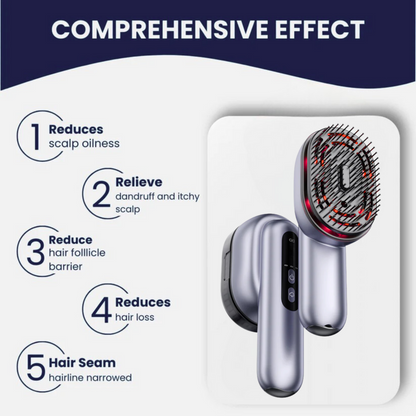Red Light Therapy Scalp Massage Brush