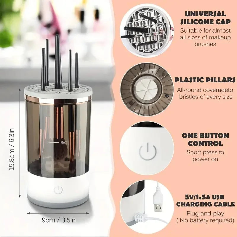 Electric Makeup Accessory Cleaner
