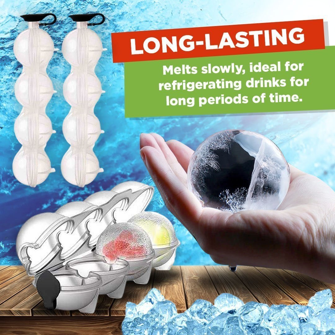 4-Hole Ice Ball Maker ( Pack of 2 )